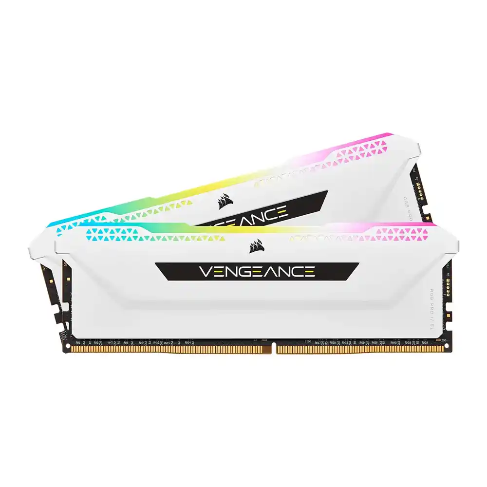 (image for) Corsair Vengeance RGB PRO SL White 32GB 3200MHz DDR4 Memory Kit